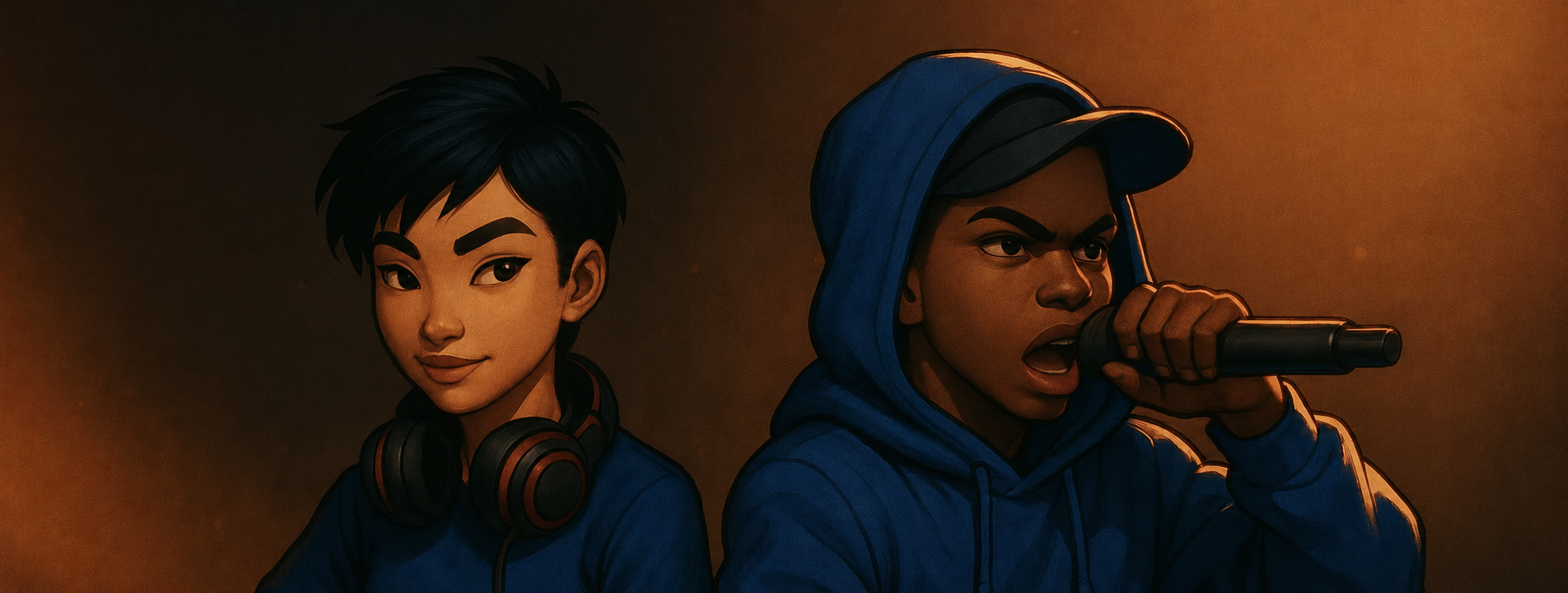 MC2 One and Echo Rae together