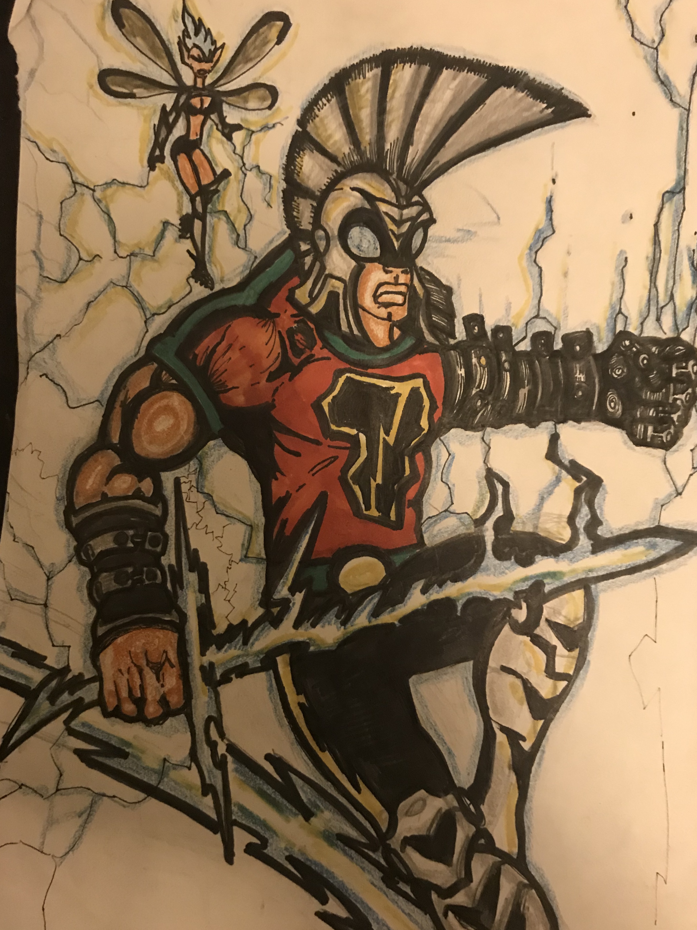Original Ikenna drawing with Asterope