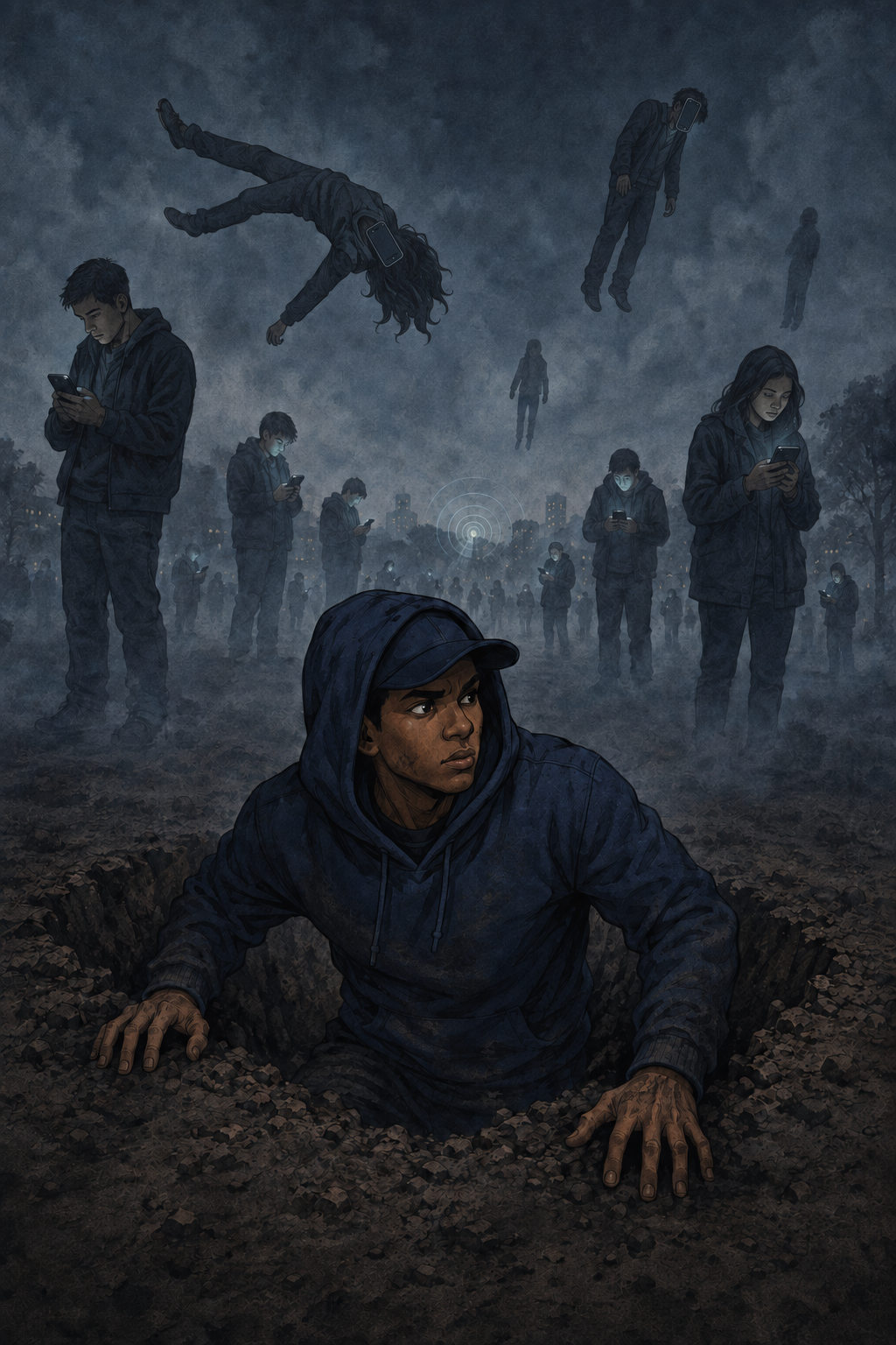 Sequan emerging from the ground