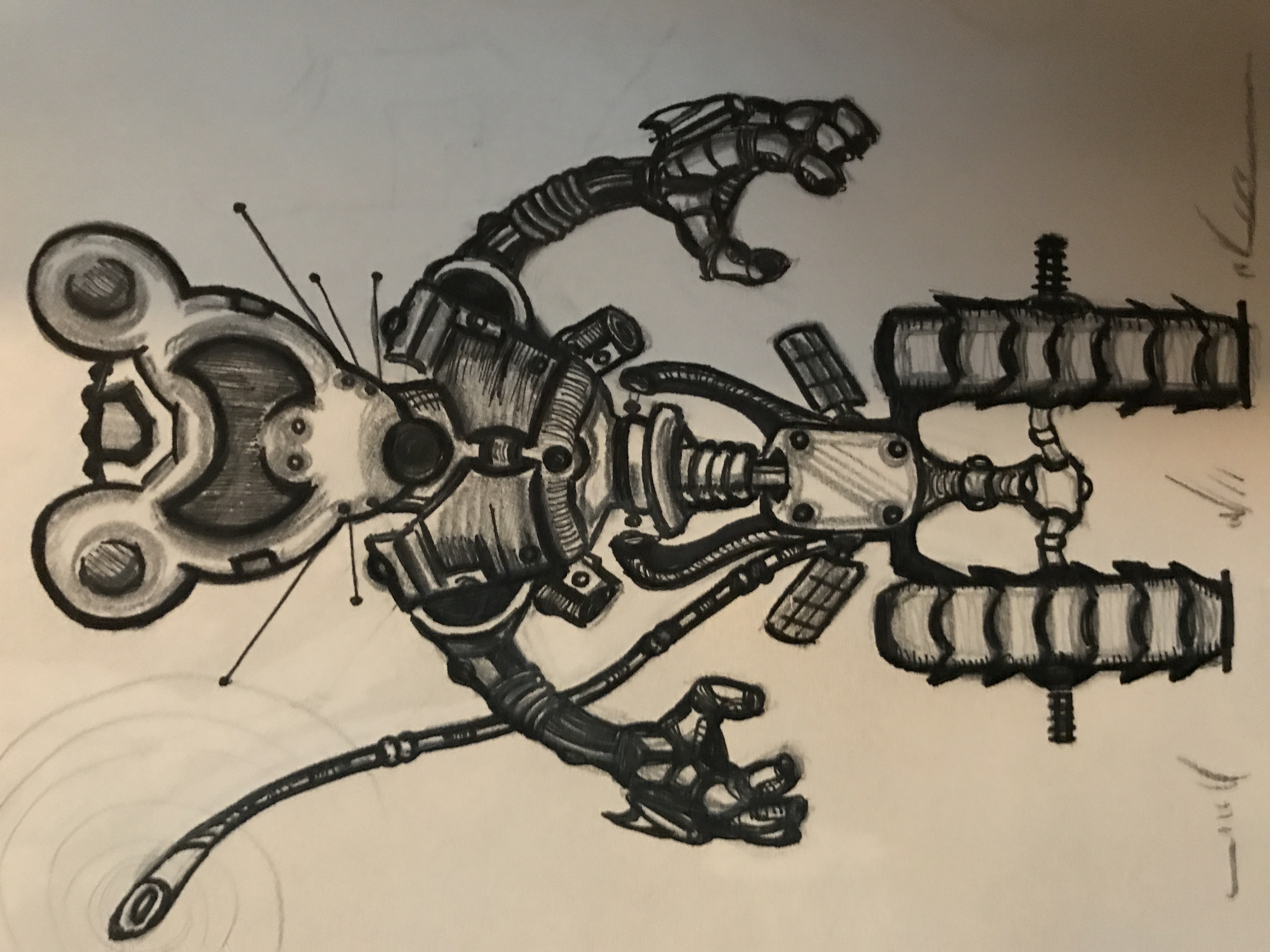 Original artwork of S.A.M