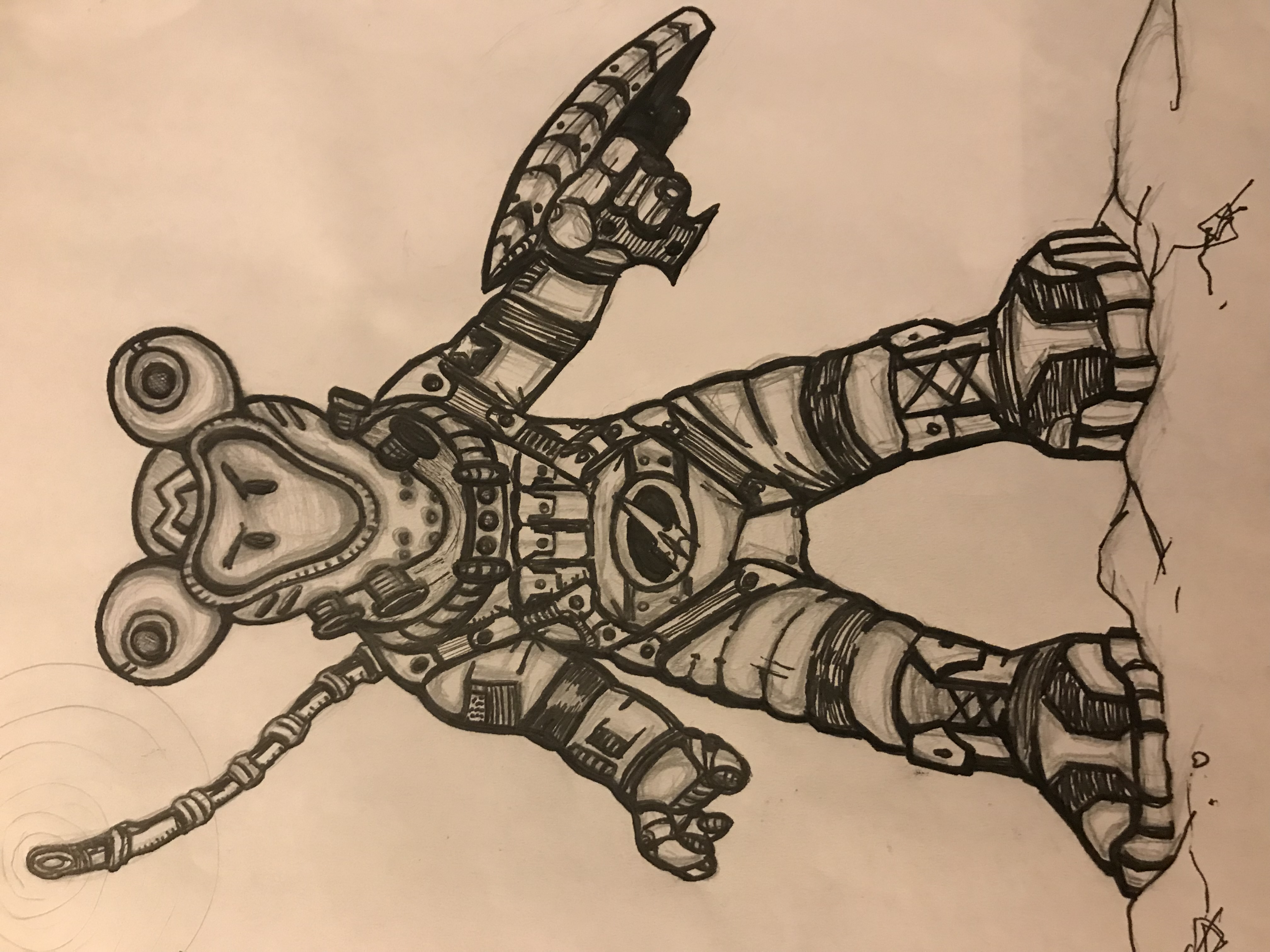 Original Mousetronautz spacesuit artwork