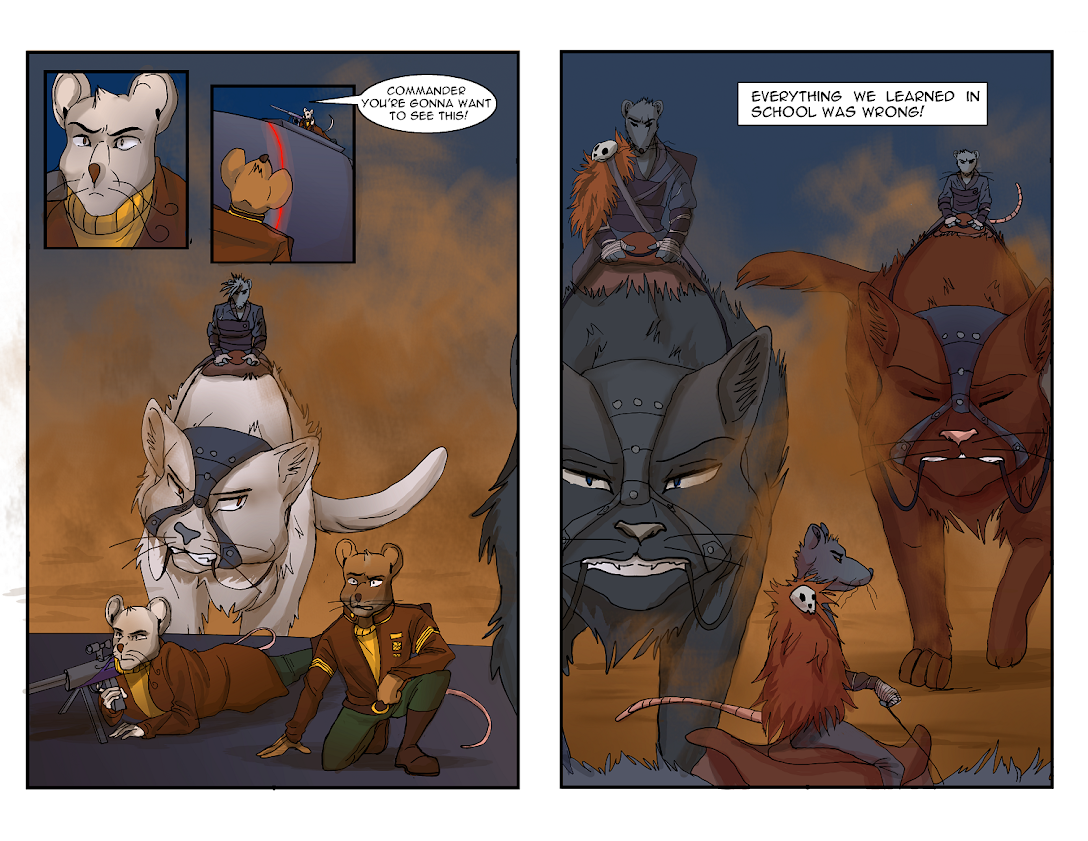 Mousetronautz Issue 1 pages 25 and 26